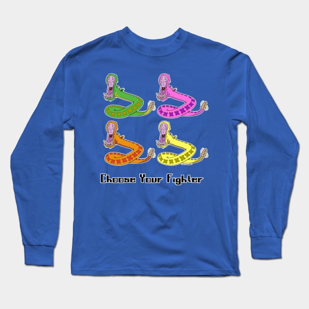 Choose Your Fighter Long Sleeve T-Shirt by Gregg.M_Art